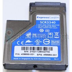 HP SCR3340 ExpressCard 54 Smart Card Reader 458899-001