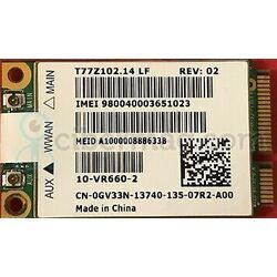 DELL GV33N Mini PCIe T77z102.14 LF Wireless WWAN Card