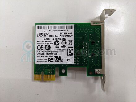 Низкопрофильная сетевая карта HP Intel Gigabit Ethernet I210 728562-001 697356-001