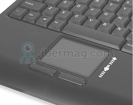 Беспроводная низкопрофильная клавиатура с мультисенсорной сенсорной панелью и 8 горячими клавишами  AnandTech SIIG JK-WR0312-S1