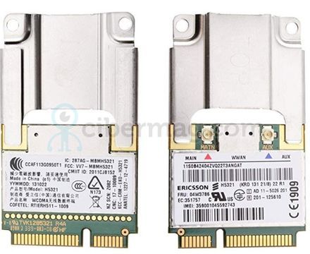 H5321 Lenovo ThinkPad X230 T430 T530 WWAN 3g Modul UMTS HSPA 04W3786  60Y3297