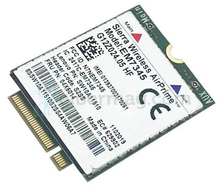 Модем модуль Lenovo ThinkPad 4G LTE Мобильный интернет EM7345