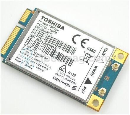 Toshiba NOTEBOOK k000091770 3g UMTS 900 board mini PCIe g86c0004n510 f3607gw
