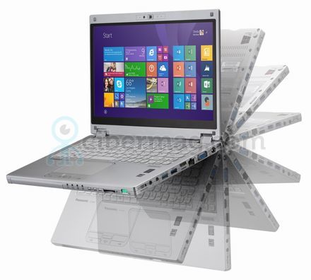 Сенсорный ноутбук Panasonic ToughBook CF-MX4 ssd 500Gb  IPS