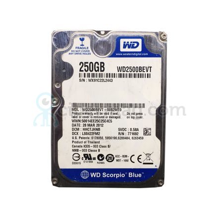 Жесткий диск SATA 2.5 250 Gb