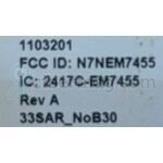 EM7455 4G LTE GPS MOBILE BROADBAND сумісний з Panasonic Getac Fujitsu Dell