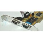 Exsys Ex-41052 2-port Serial Rs232 Db9 PCI Interface Card