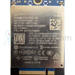 модем EM120R-GL wwan lte 4g для 600mbps quectel em120r-gl 5w10v25820 lenovo gen2
