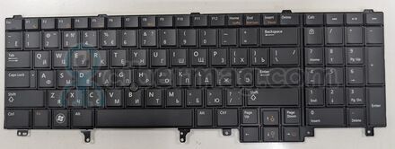 Клавіатура для ноутбука Dell Precision M4600 M4700 M4800 M6600 M6700 M6800 оригінальна чорна з підсвічуванням