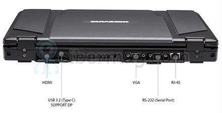 Захищений ноутбук Durabook S14 11Gen 32Gb ssd 256+ssd 512