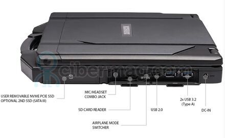 Захищений ноутбук Durabook S14 11Gen 32Gb ssd 256+ssd 512