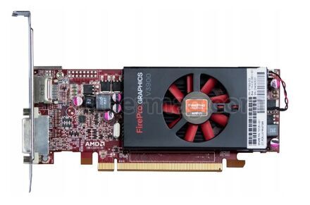 Дискретна низькопрофільна видеокарта AMD FirePro V3900, 1 GB GDDR3, 128-bit / 1x DVI, 1x DP