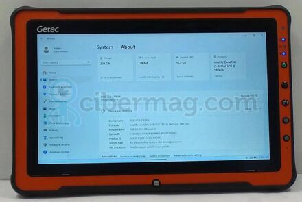 Промисловий планшет Getac F110 G5 i5- 8Gen 16Gb SSD  GPS 4G