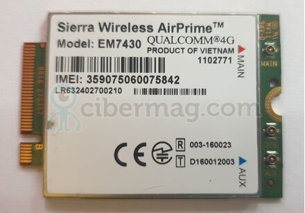 Sierra Wireless AirPrime EM7430 4G+GPS (LTE Cat.6 WWAN) (Panasonic Getac)