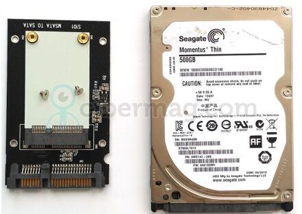 Перехідник для ноутбукіов mSATA на SATA (для подключеняя SSD з разємом mSATA до  SATA - дозволяє замість HDD 2.5 підключити mSATA SSD)