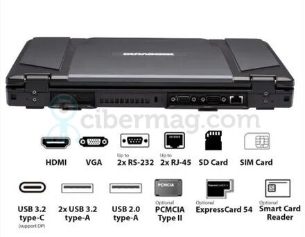 Захищений ноутбук Durabook S14 11Gen 32Gb ssd 256+ssd 512