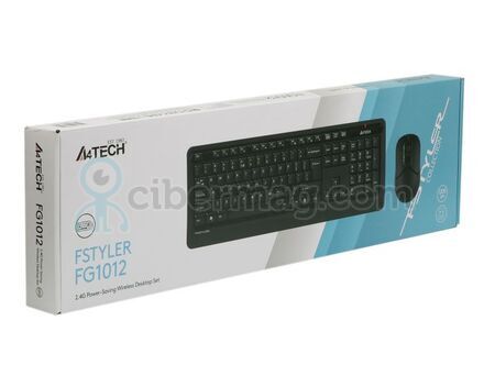 Комплект бездротовий клавіатура та мишка  A4 FG1012