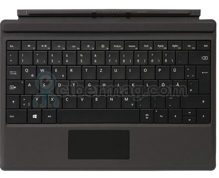 Клавіатура Microsoft Surface Pro 7+ Type Cover M1725 QWERTZ німецька