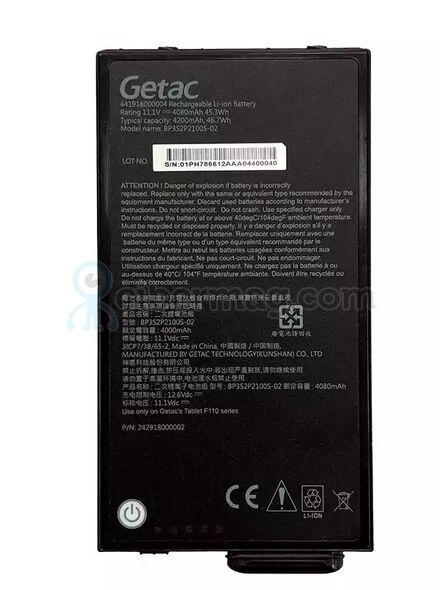Акумулятор для ноутбука Getac BP3S2P2100S-02 BP3S1P2680B Getac F110 g6